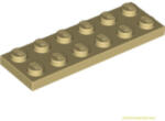 LEGO® Alkatrészek (Pick a Brick) Bézs 2X6 Lapos Elem 4113993 (4113993)