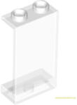 LEGO® Alkatrészek (Pick a Brick) Átlátszó 1X2X3 Fal Elem 4100381 (4100381)