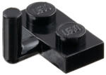 LEGO® Alkatrészek (Pick a Brick) Fekete 1x2 módosított lap, horizontális csatlakozóval 462326 (462326)