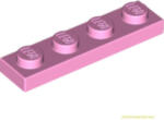 LEGO® Alkatrészek (Pick a Brick) Halvány rózsaszín 1X4 Rózsaszín Lapos Elem 6002148 (6002148)