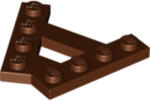 LEGO® Alkatrészek (Pick a Brick) Vörösesbarna 4M 45° Ék Alakú Lapos elem 6084573 (6084573)