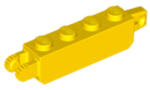 LEGO® Alkatrészek (Pick a Brick) Sárga 1X4 Elem Tartófüllel És Fogazott Csatlakozóval 4218728 (4218728)