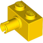 LEGO® Alkatrészek (Pick a Brick) Sárga 1X2 Elem Oldalán Csővel 245824 (245824)