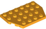 LEGO® Alkatrészek (Pick a Brick) Világos narancssárga 4x6 Vágott, Lapos Elem 6003000 (6003000)