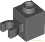 LEGO® Alkatrészek (Pick a Brick) Sötét Kékes-szürke 1x1 Módosított Kocka Elem Csatlakozóval 4580437 (4580437)