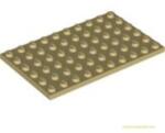 LEGO® Alkatrészek (Pick a Brick) Bézs 6X10 Lapos Elem 4624185 (4624185)
