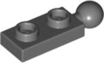 LEGO® Alkatrészek (Pick a Brick) Sötét Kékesszürke 1x2 Lapos elem Oldalán Kis Gömbcsatlakozóval 6123814 (6123814)