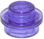 LEGO® Alkatrészek (Pick a Brick) Átlátszó Lila 1x1 Lapos Kerek Elem 6136405 (6136405)