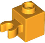 LEGO® Alkatrészek (Pick a Brick) Világos Narancssárga 1x1 Módosított Kocka Elem Csatlakozóval 6186543 (6186543)