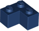 LEGO® Alkatrészek (Pick a Brick) Sötétkék 1X2X2 Sarokelem 6228123 (6228123)