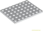 LEGO® Alkatrészek (Pick a Brick) Fehér 6X8 Lapos Elem 303601 (303601)