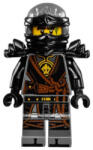 LEGO® Minifigurák Cole - Hands of Time, Fekete Páncélban njo280 (njo280)