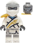 LEGO® Minifigurák Zane - Legacy, Pearl Gold Armor Shoulder Pad, Flat Silver Head njo0670 (njo0670)