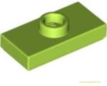 LEGO® Alkatrészek (Pick a Brick) Lime színű 1X2 Lapos Elem 1 Bütyökkel 4500069 (4500069)
