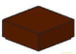 LEGO® Alkatrészek (Pick a Brick) Barna 1X1 Csempe 3070b08 (3070b08)