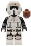 LEGO® Minifigurák Imperial Scout Trooper - Female, Dual Molded Helmet, Reddish Brown Head, Open Mouth Smirk sw1229 (sw1229)