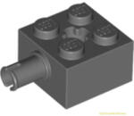 LEGO® Alkatrészek (Pick a Brick) Sötét kékes-szürke 2X2 Elem Lyukkal És Csővel 4211046 (4211046)