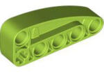 LEGO® Alkatrészek (Pick a Brick) Lime Technic L-alakú 2 x 5 módosított emelőkar 6454585 (6454585)