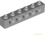 LEGO® Alkatrészek (Pick a Brick) Világos kékes-szürke 1X6 Elem Oldalán 5 Lyukkal 4211466 (4211466)