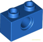 LEGO® Alkatrészek (Pick a Brick) Kék Technic 1X2 Elem, Lyukkal 370023 (370023)