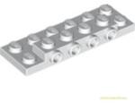 LEGO® Alkatrészek (Pick a Brick) Fehér 2x6x2/3 Lap Csatlakozóval 4560929 (4560929)