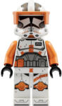 LEGO® Minifigurák Clone Trooper Commander Cody, 212th Attack Battalion (Phase 2) - Orange Visor, Nougat Head, Helmet w sw1233 (sw1233)