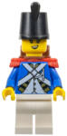 LEGO® Minifigurák Birodalmi katona IV - női, fekete Shako sapka, piros epaulettek, hátizsák pi192 (pi192)