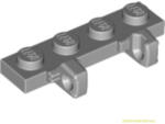 LEGO® Alkatrészek (Pick a Brick) Világos kékes-szürke 1x4 Elem Oldalán Csatlakozókkal 4211840 (4211840)