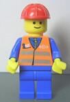 LEGO® Minifigurák Orange Vest with Safety Stripes trn121 (trn121)