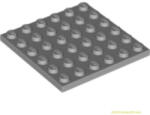 LEGO® Alkatrészek (Pick a Brick) Világos kékes-szürke 6X6 Lapos Elem 4211474 (4211474)