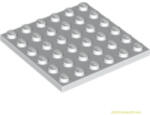LEGO® Alkatrészek (Pick a Brick) Fehér 6X6 Lapos Elem 4144012 (4144012)