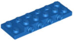 LEGO® Alkatrészek (Pick a Brick) Kék 2x6x2/3 Lap Csatlakozóval 6102539 (6102539)