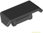 LEGO® Alkatrészek (Pick a Brick) Fekete Spoiler Fogantyúval 6058966 (6058966)