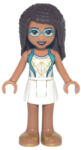 LEGO® Juniors Friends Andrea - White Skirt, Dark Turquoise and White Swimsuit, Swim Goggles frnd480 (frnd480)