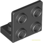 LEGO® Alkatrészek (Pick a Brick) Fekete 1x2 módosított lap 6000650 (6000650)