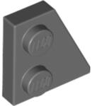 LEGO® Alkatrészek (Pick a Brick) Sötét Kékesszürke 2X2 Elem Jobb Oldali Csatlakozással 6143417 (6143417)