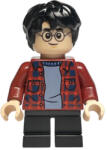 LEGO® Minifigurák Harry Potter - Sötét piros Flannel ing, Fekete nadrág hp233 (hp233)