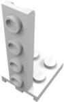 LEGO® Alkatrészek (Pick a Brick) Fehér 2x2 Módosított Lapos Eleme 1x4-es Függőleges Csatlakozóval 242201 (242201)