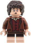 LEGO® Minifigurák Zsákos Frodó - Vörösbarna kabát, Világos nugát láb lor131 (lor131)