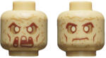 LEGO® Alkatrészek (Pick a Brick) Homokszínű minifigura fej (Homokember) 6253370 (6253370)