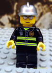 LEGO® Minifigurák Tűzoltó Króm Sapkában cty0047 (cty0047)