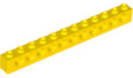 LEGO® Alkatrészek (Pick a Brick) Sárga 1X12 Technic Elem Oldalán 11 Lyukkal 6262393 (6262393)