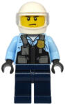 LEGO® Minifigurák Motoros rendőr fehér bukósisakkal, világos kék ingben cty1143 (cty1143)