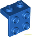 LEGO® Alkatrészek (Pick a Brick) Kék 1x2 / 2x2 Sarokelem 6117968 (6117968)