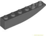 LEGO® Alkatrészek (Pick a Brick) Sötét kékes-szürke 1X6 "Csónak" Elem 4210779 (4210779)