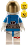 LEGO® Minifigurák Lunar Research Astronaut - Female, White and Dark Azure Suit, White Helmet, Metallic Gold Visor, Fre cty1408 (cty1408)