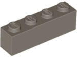 LEGO® Alkatrészek (Pick a Brick) Sötétszürke 1x1x4 Elem 301010 (301010)