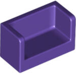 LEGO® Alkatrészek (Pick a Brick) Sötét Lila 1x2 Fal Elem 6248487 (6248487)