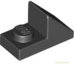 LEGO® Alkatrészek (Pick a Brick) Fekete 1X2 45° Tetőelem 6069000 (6069000)