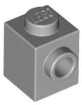 LEGO® Alkatrészek (Pick a Brick) Világos Kékesszürke 1x1 Kocka Pöcökkel 4558953 (4558953)